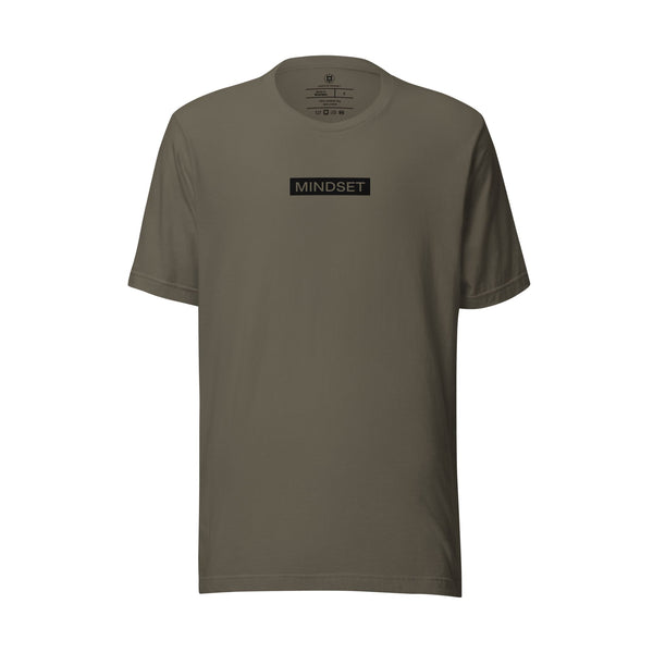 Warrior Mindset Box Logo Tee in military