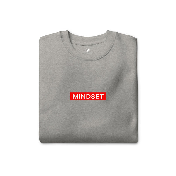 Warrior Mindset Box Logo Sweatshirt in gray