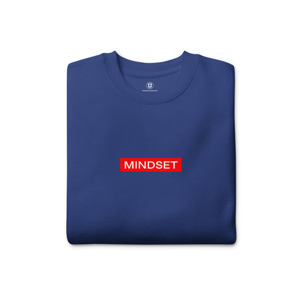 Warrior Mindset Box Logo Sweatshirt in Blue